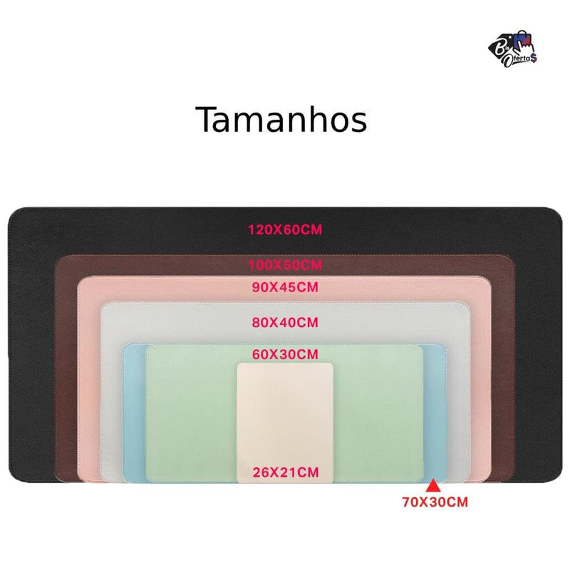 Mouse Pad Couro Vários Tamanhos  Bis Ofertas ®