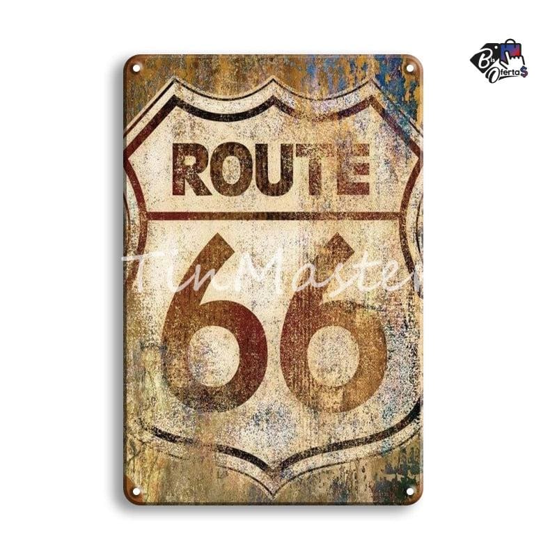 Placa de Metal Vintage Oil 20x30cm Bis Ofertas ®