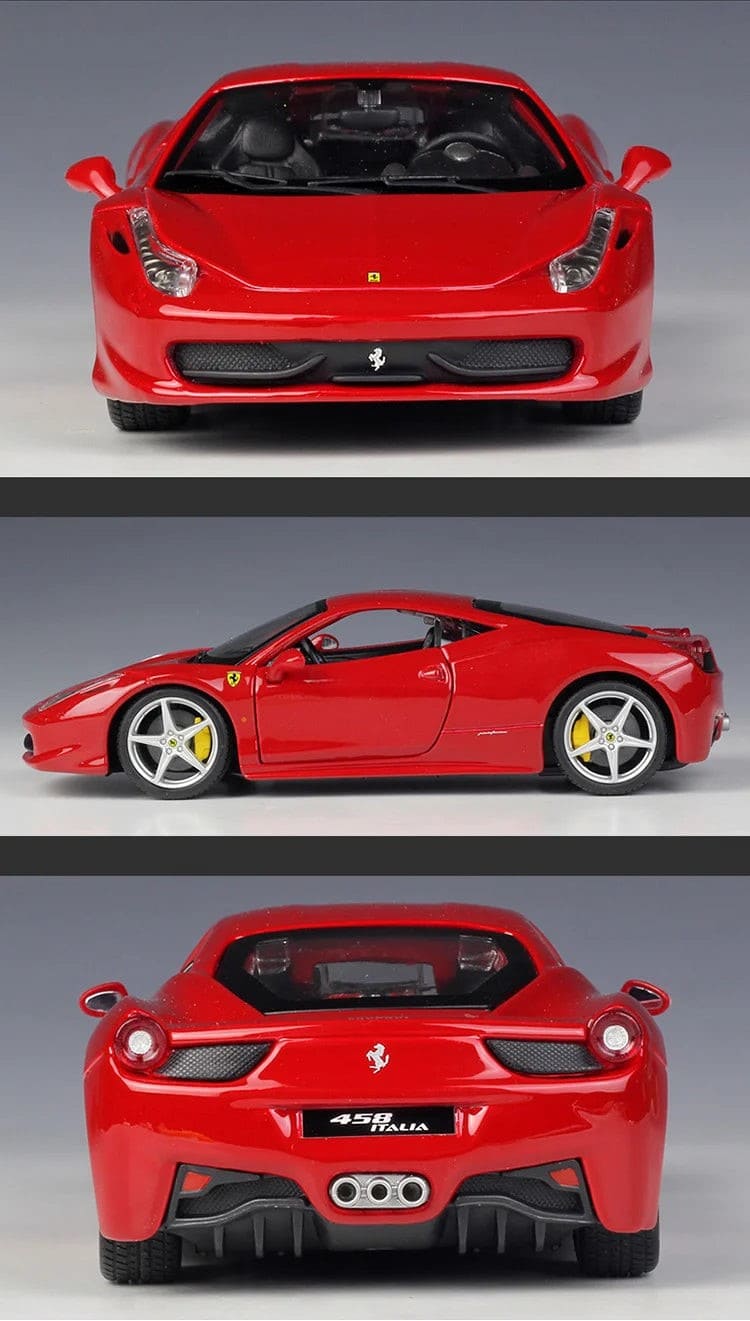 Miniatura Ferrari 458 Itália/Spider 1:24 Metal Bis Ofertas ®