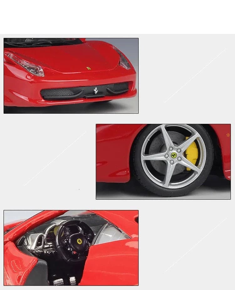 Miniatura Ferrari 458 Itália/Spider 1:24 Metal Bis Ofertas ®