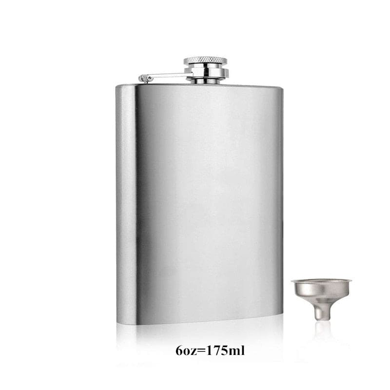 Cantil de Whisky Aço Inox Bis Ofertas ®