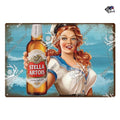 Placa de Metal Vintage Beers 30x40cm Bis Ofertas ®