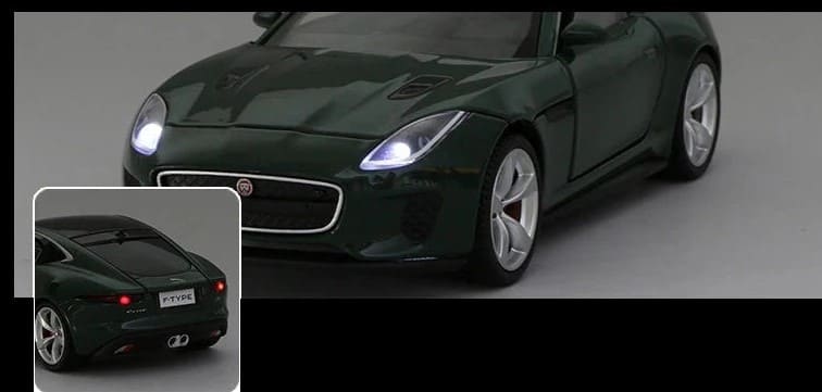 Miniatura Jaguar F-TYPE 1/32 Metal Bis Ofertas ®