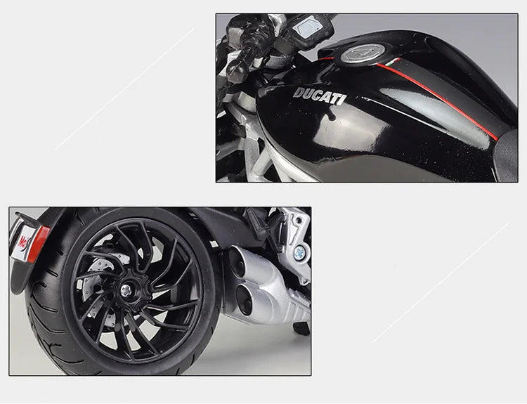 Miniatura Moto Ducati X Diavel S 1:12  Bis Ofertas ®