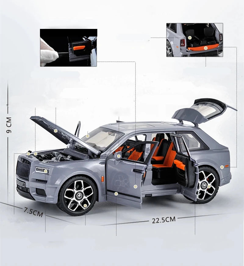 Miniatura Rolls Royce Cullinan SUV Metal 1/20 Bis Ofertas ®