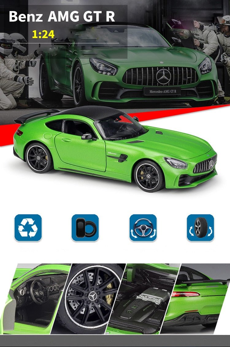 Miniatura Mercedes-Benz AMG GTR Metal 1:24 Bis Ofertas ®