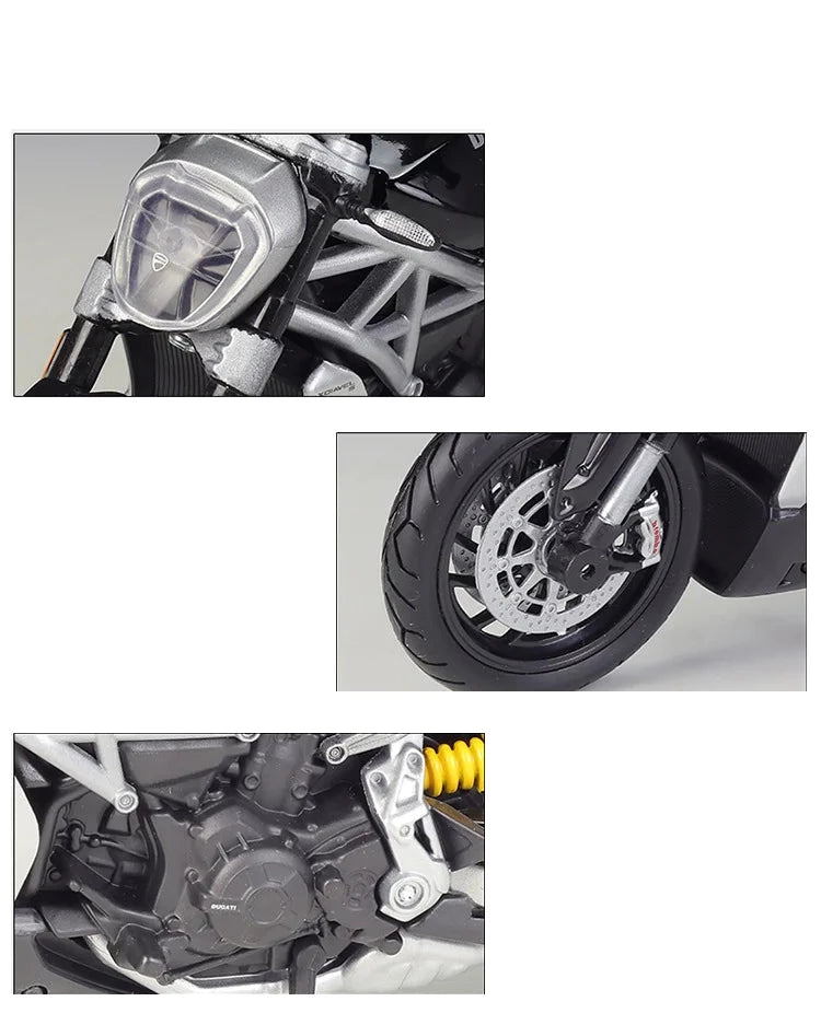 Miniatura Moto Ducati X Diavel S 1:12  Bis Ofertas ®