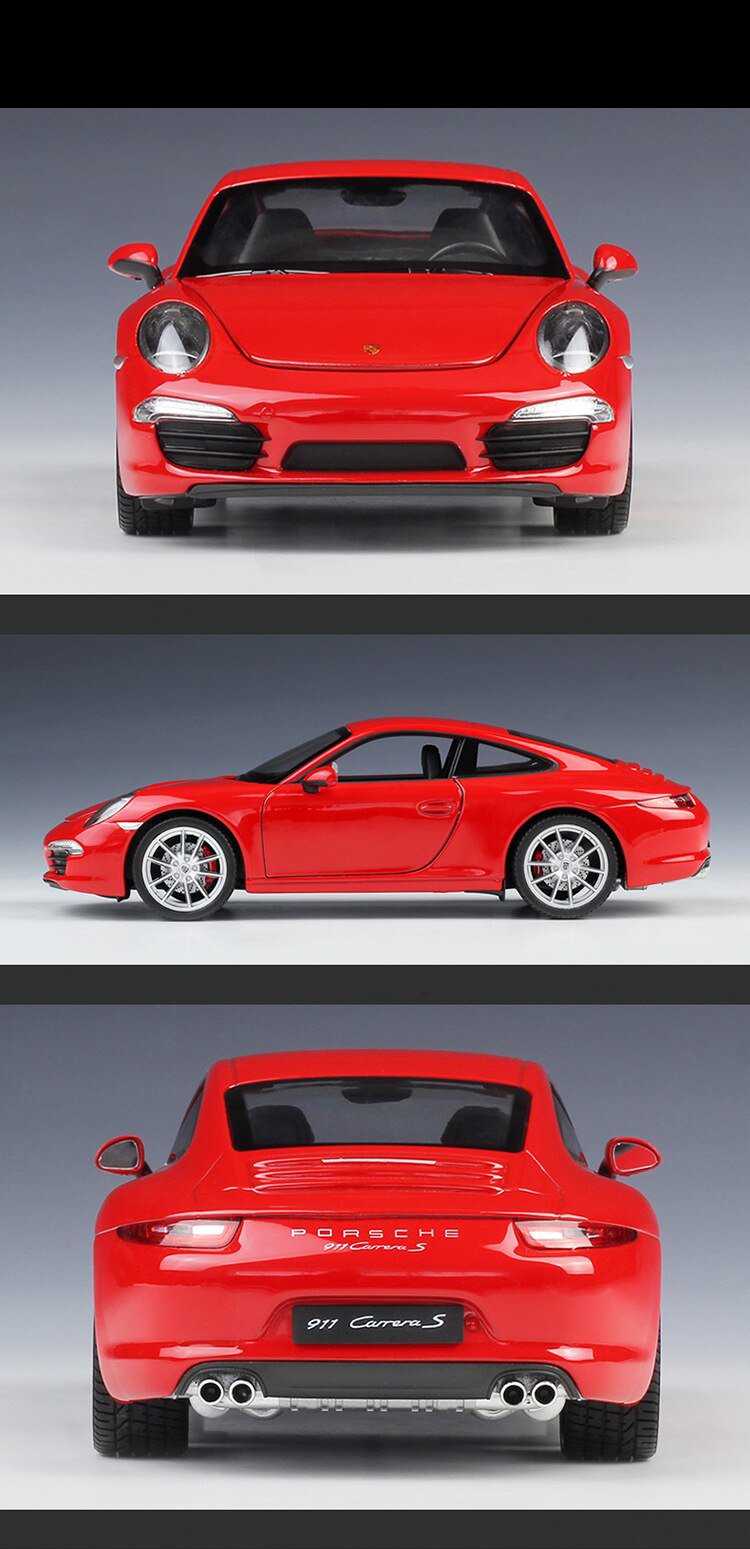 Miniatura Porsche 911 Carrera S 991 1:24 Metal Bis Ofertas ®