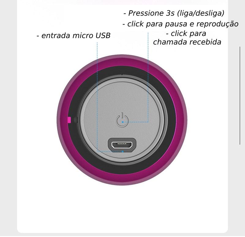 Caixinha de Som Bluetooth Bis Ofertas ®