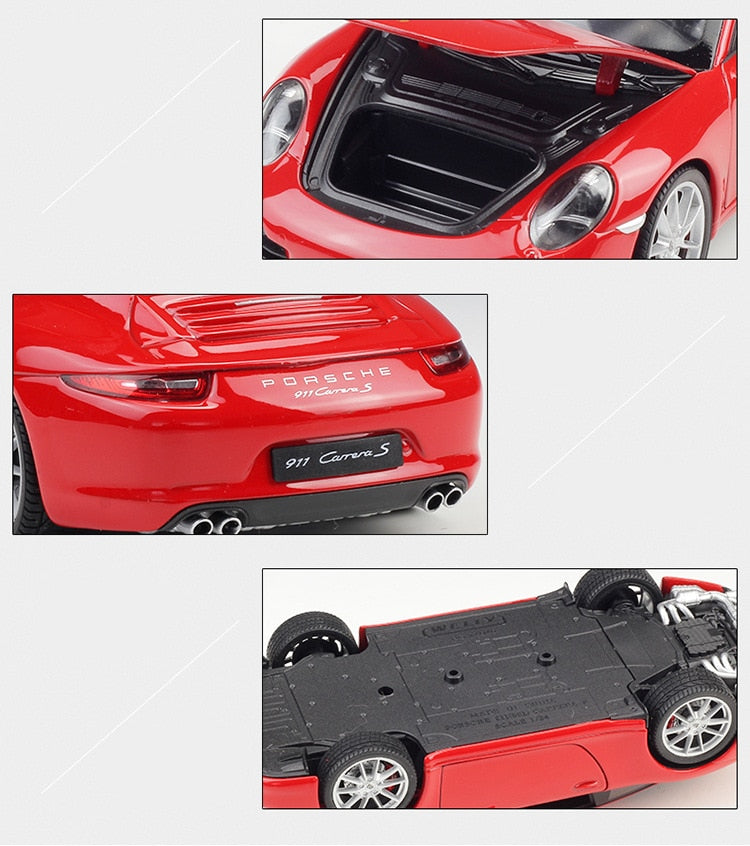 Miniatura Porsche 911 Carrera S 991 1:24 Metal Bis Ofertas ®