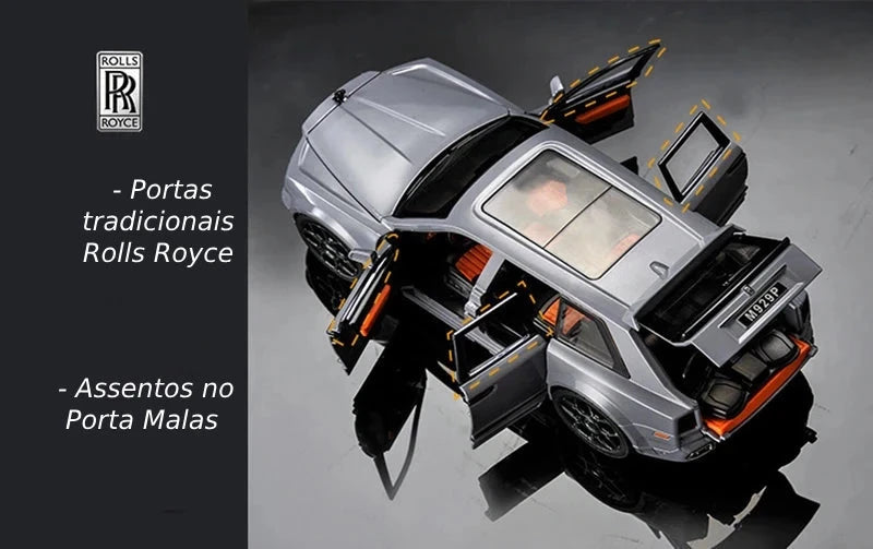 Miniatura Rolls Royce Cullinan SUV Metal 1/20 Bis Ofertas ®