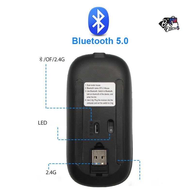 Mouse Gamer Bluetooth 2.4ghz Led Bis Ofertas ®