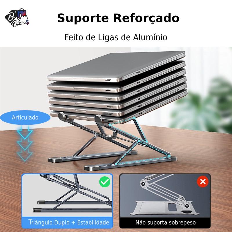 Suporte para Notebook Alumínio Articulado Bis Ofertas ®