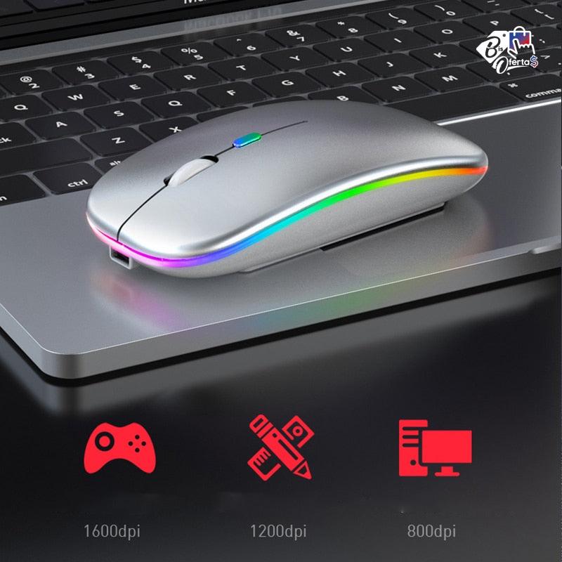 Mouse Gamer Bluetooth 2.4ghz Led Bis Ofertas ®